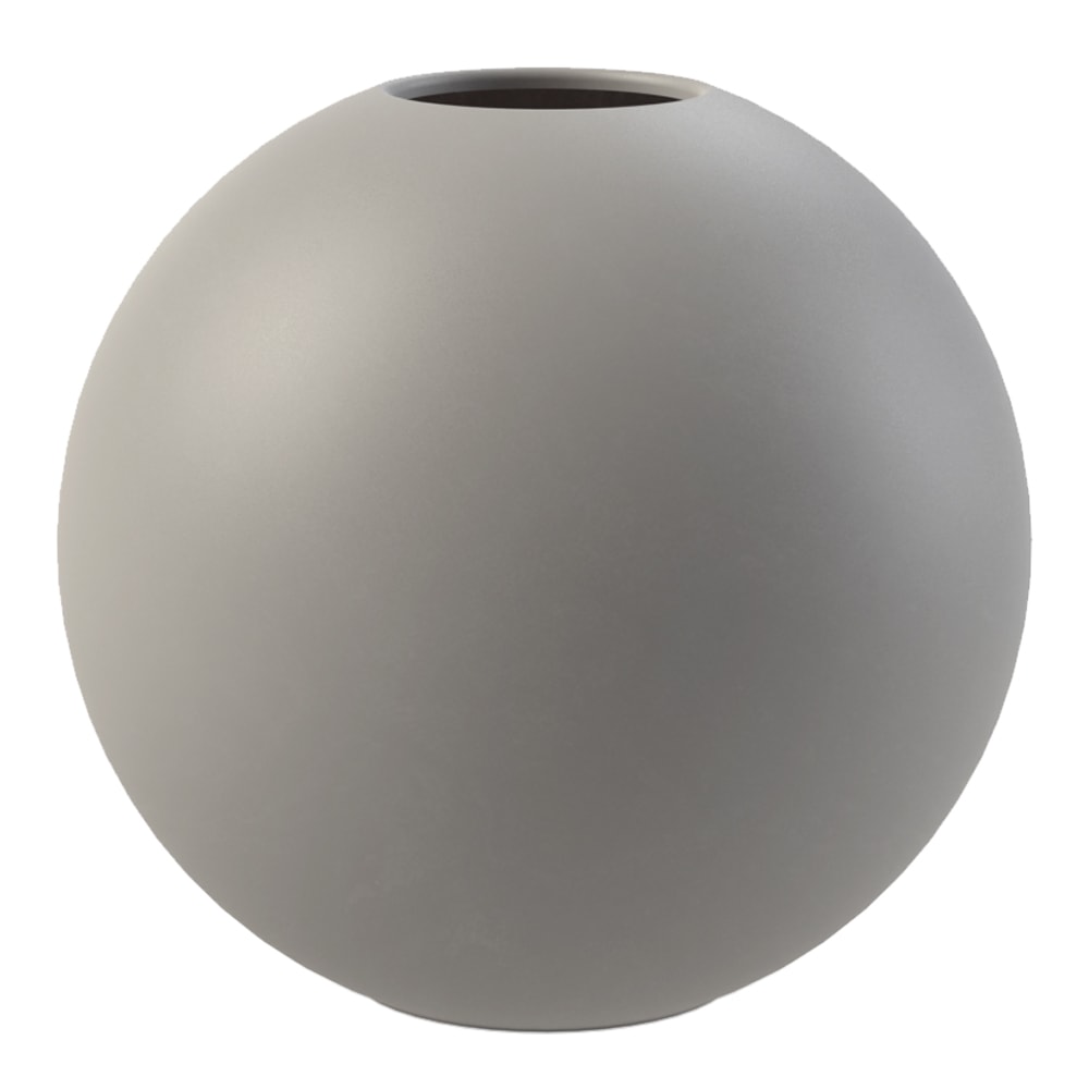 Ball Vas 20 cm Grå