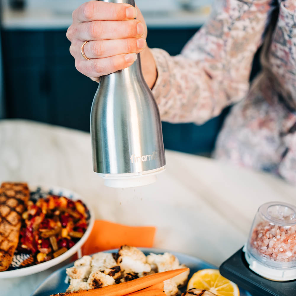 Uppladdningsbar Kvarn 22,7 cm Rostfritt stål