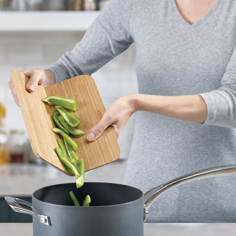 Chop2pot Skärbräda 21x26 cm Bambu