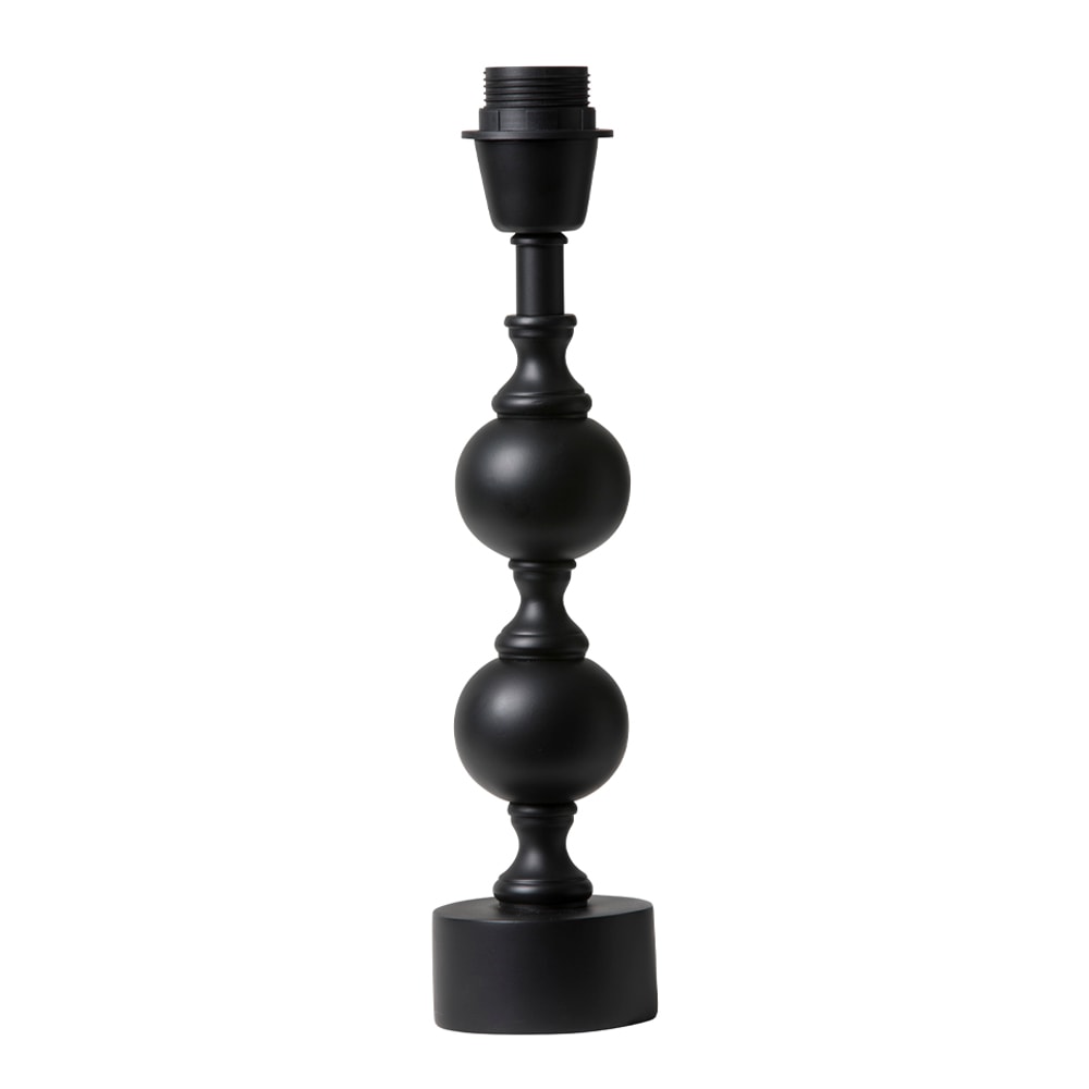 Deborah Lampfot 35 cm Svart