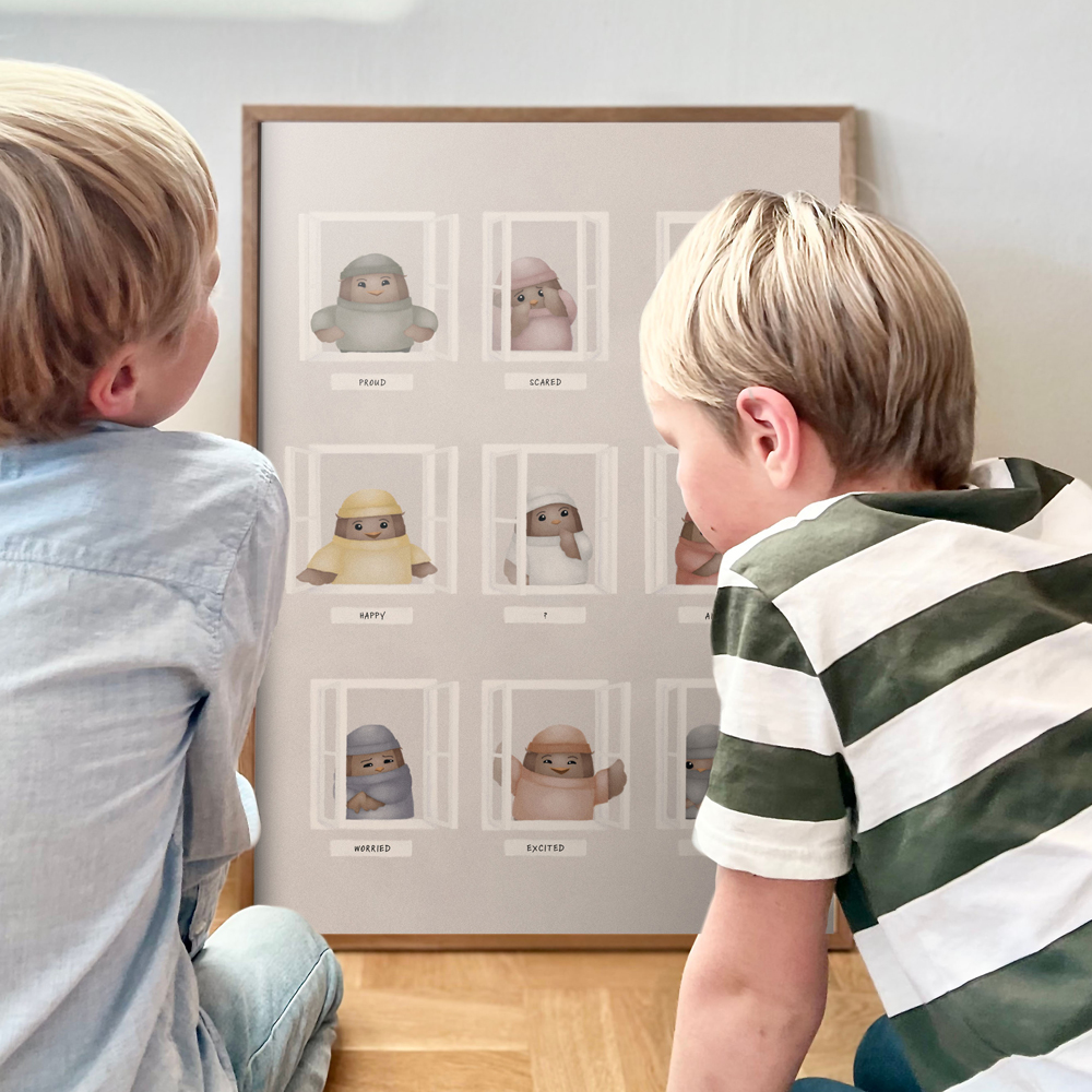 Poster 30x40 cm My feelings Engelska