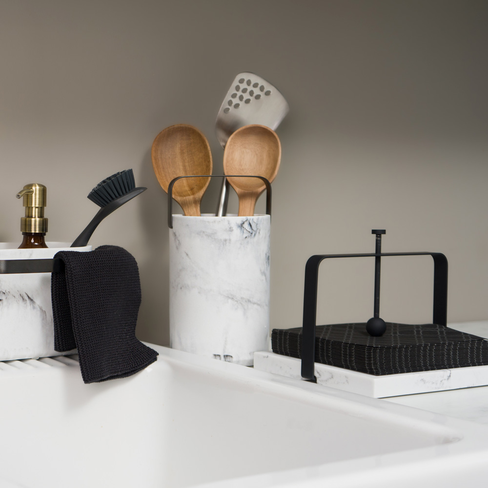 Spring Servetthållare 19 cm Vit