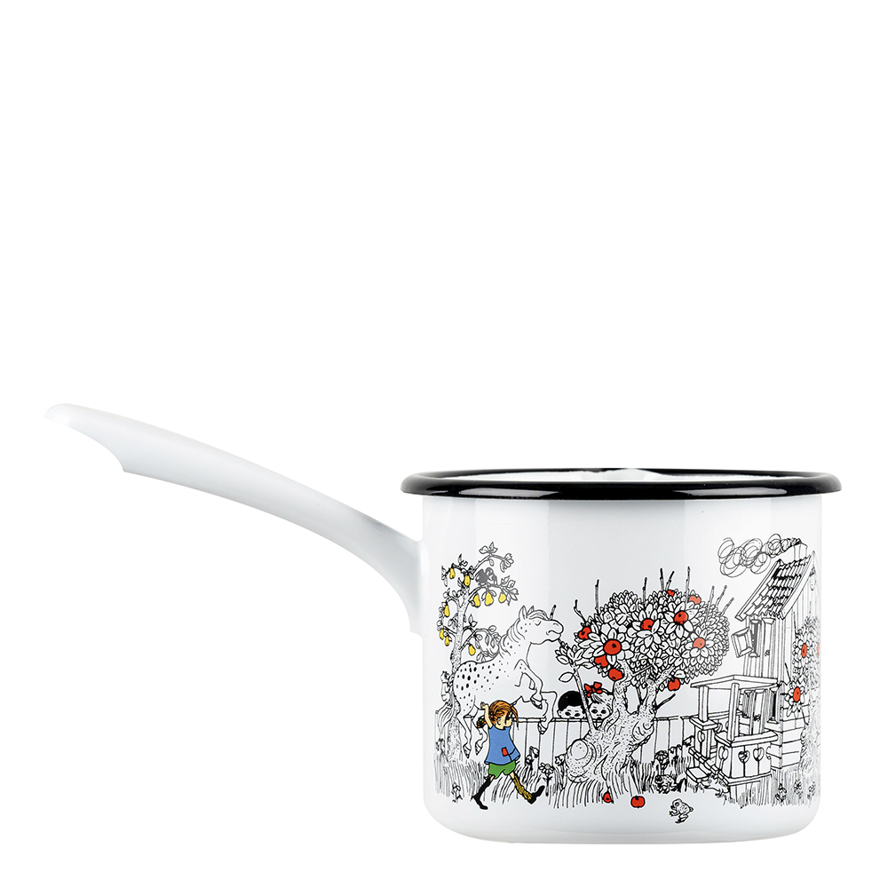 Såskastrull Pippi Långstrump 1,3 L Vit