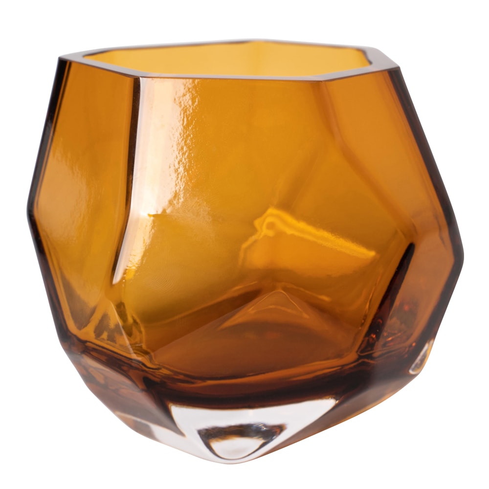 Iglo Ljuslykta / Vas 9 cm Warm Cognac
