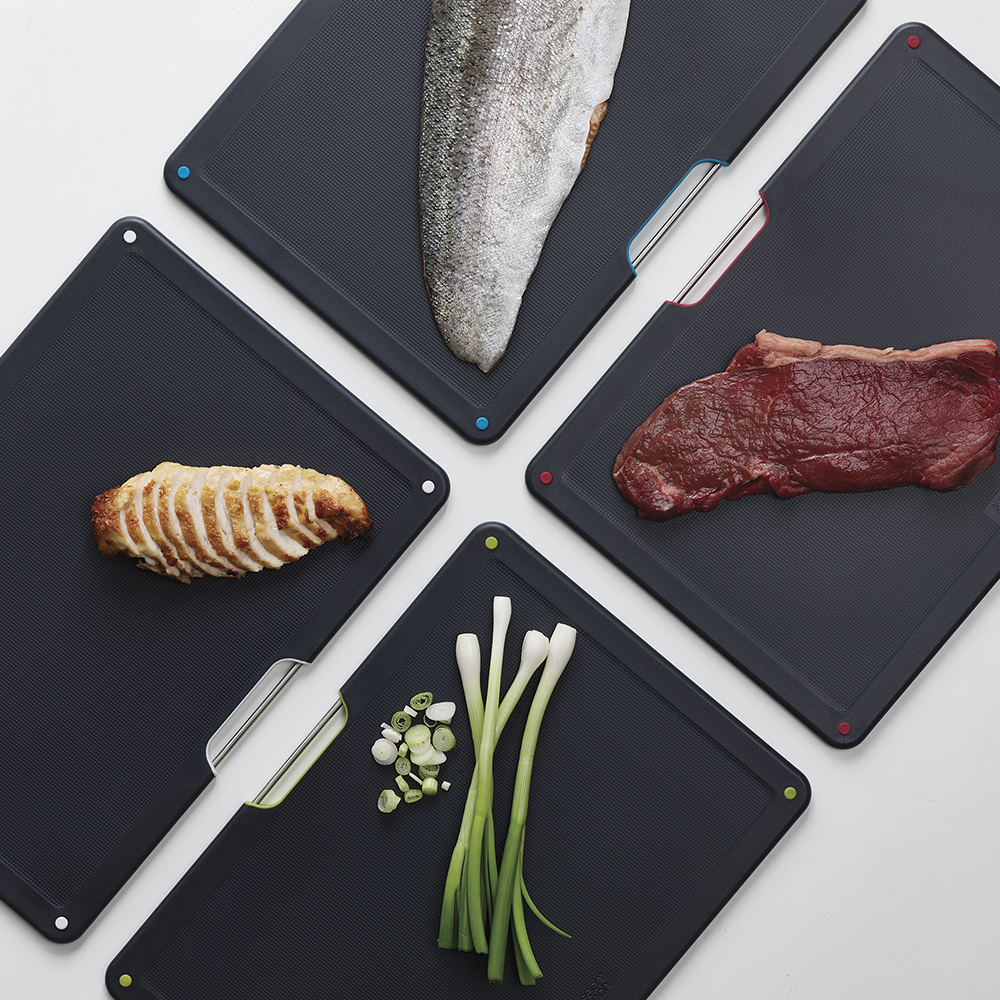 Folio Steel Skärbräda Set 35,5x26,5 cm Svart