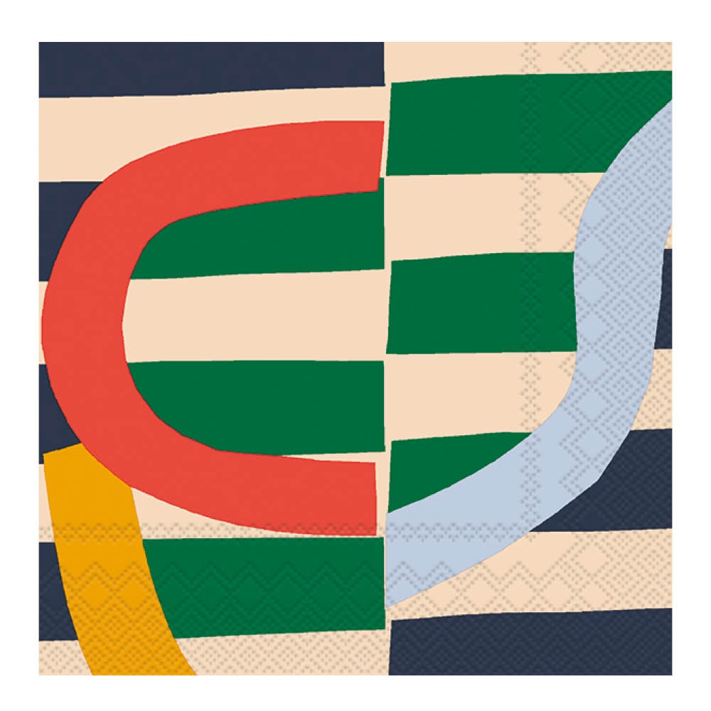 Servett 33x33cm 20-pack Grön Siirto