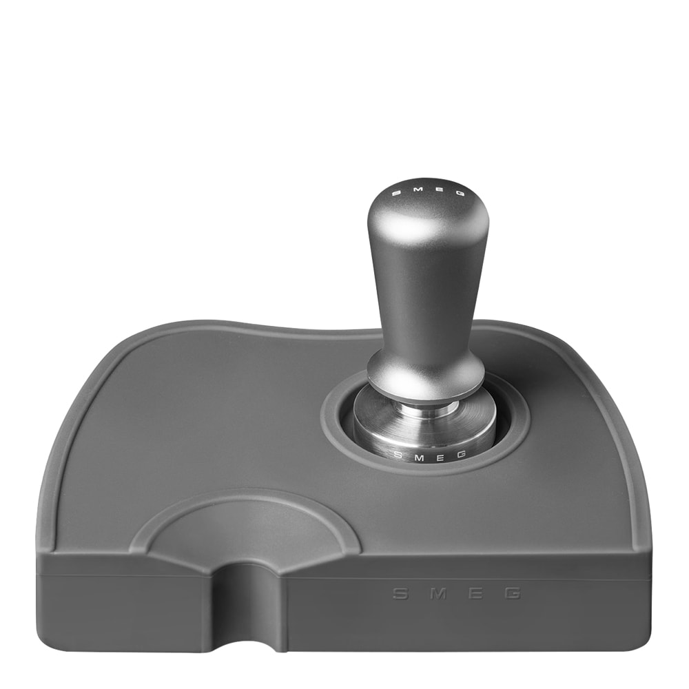 Smeg 50?s Style Kaffepressare med silikonmatta Grå