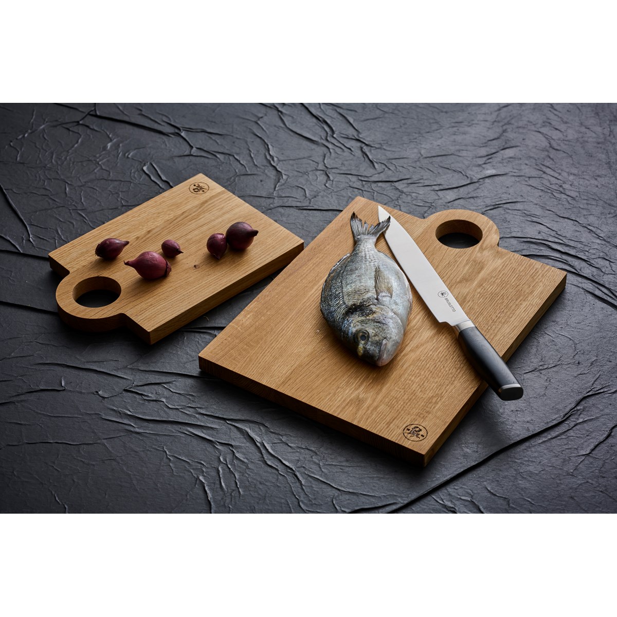 Skärbräda 33x28 cm Natur