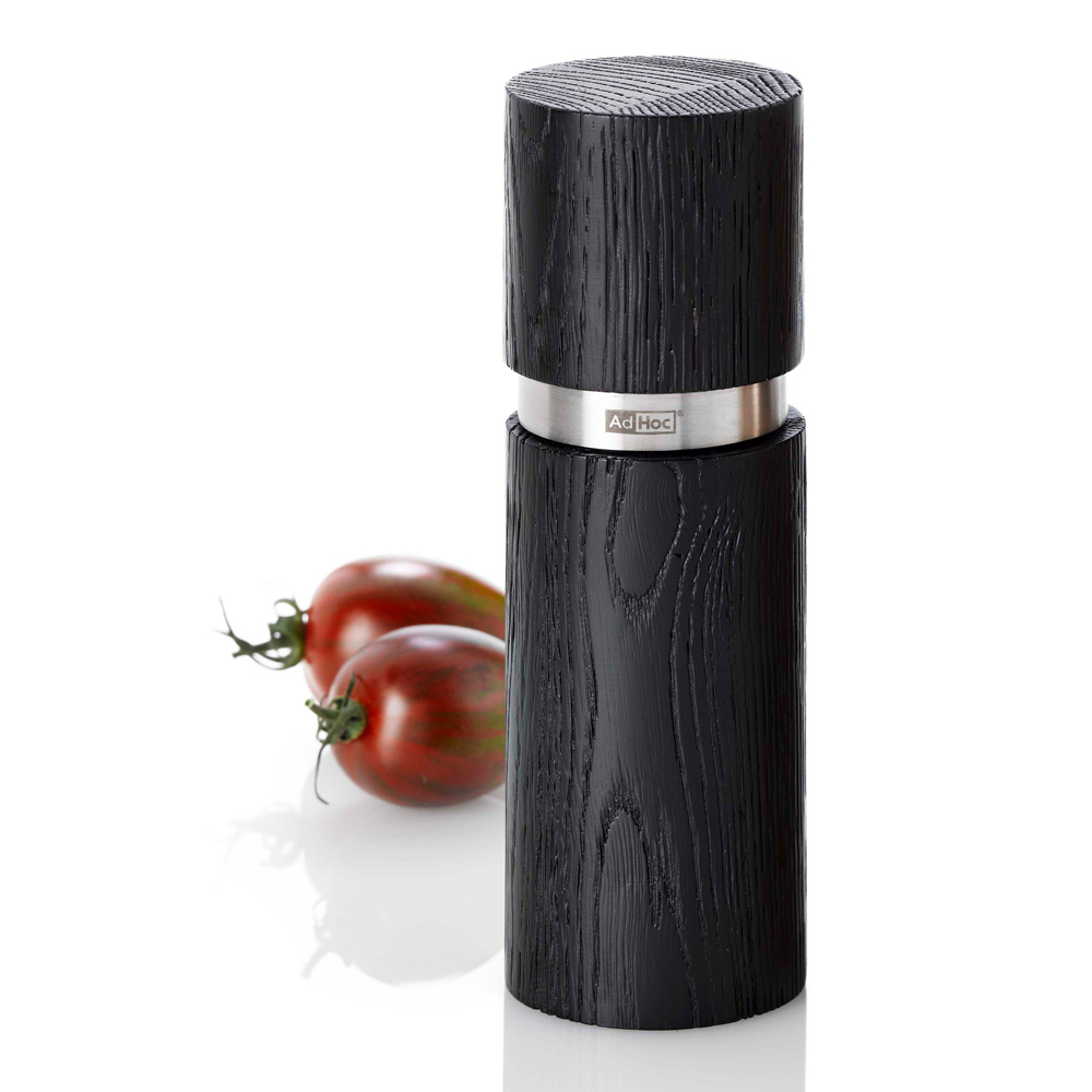 Salt- och pepparkvarn 5x15 cm Svart