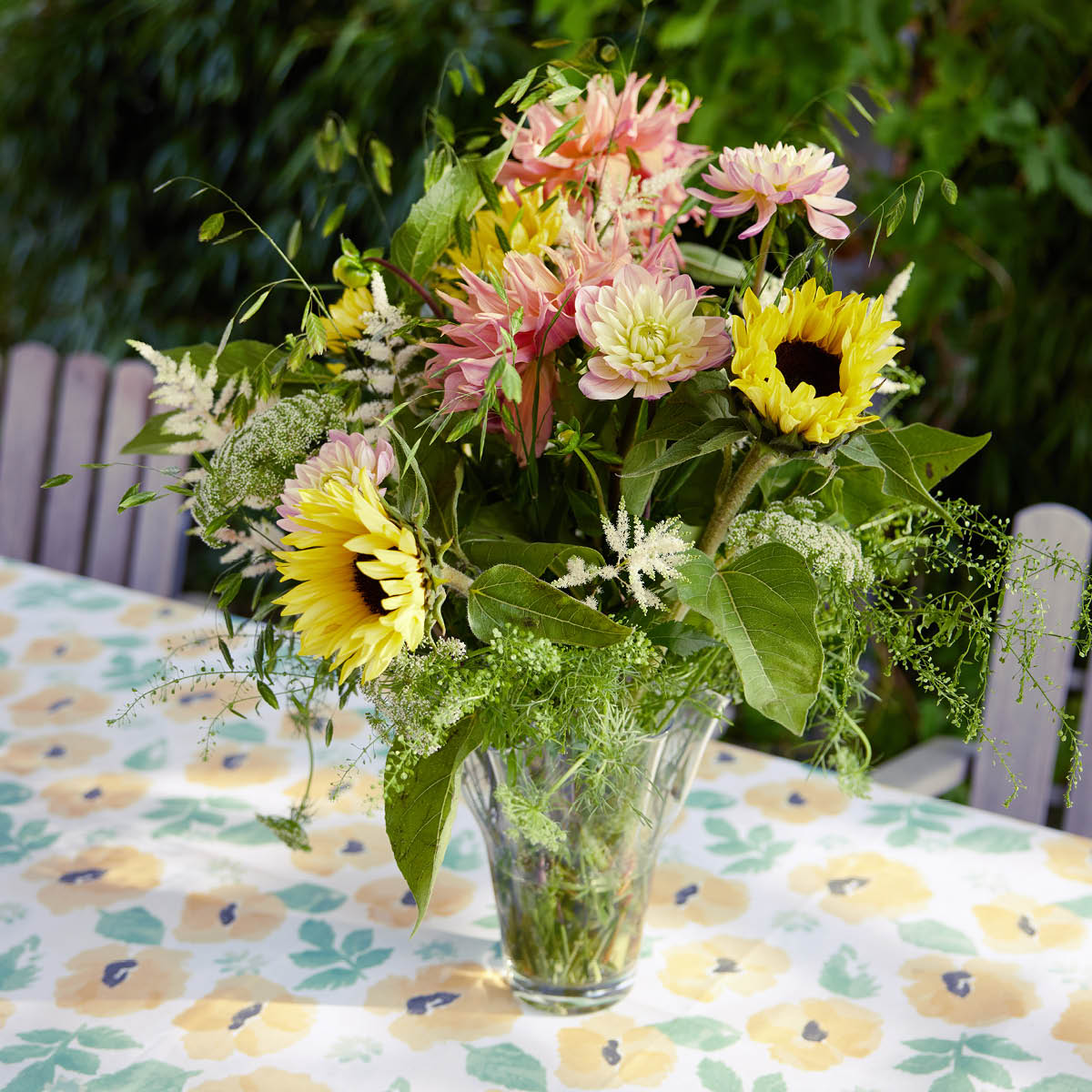 Eden Vaxad Bordsduk 150x250 cm Gul