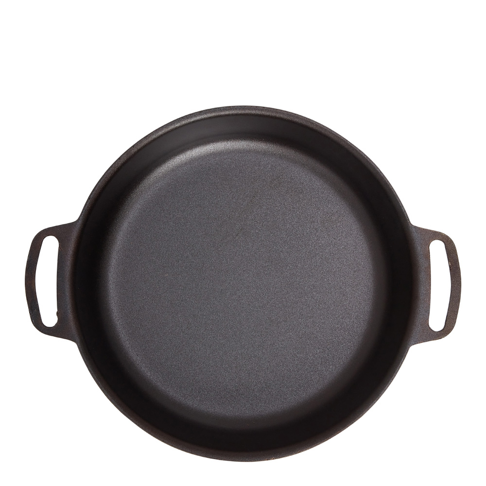 Ugnsform i kolstål 24 cm?Svart