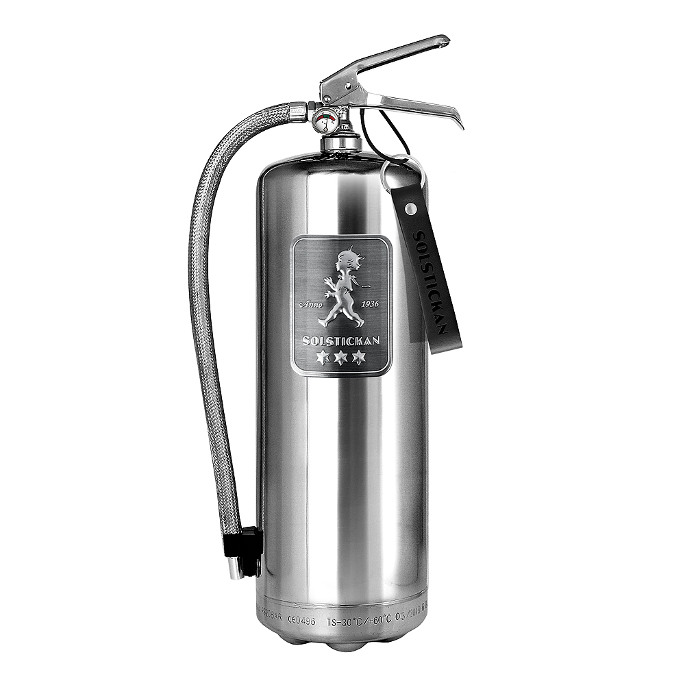 Brandsläckare 6 kg Steel Edition