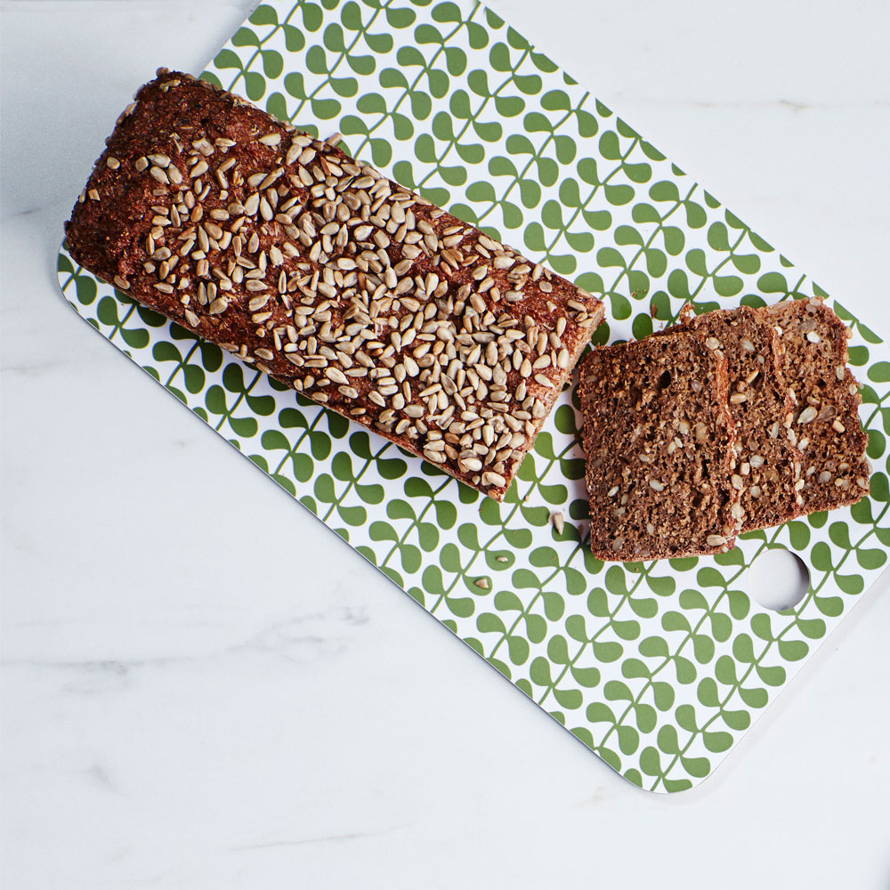 Vegetable Skärbräda 34x20 cm Vit/Grön