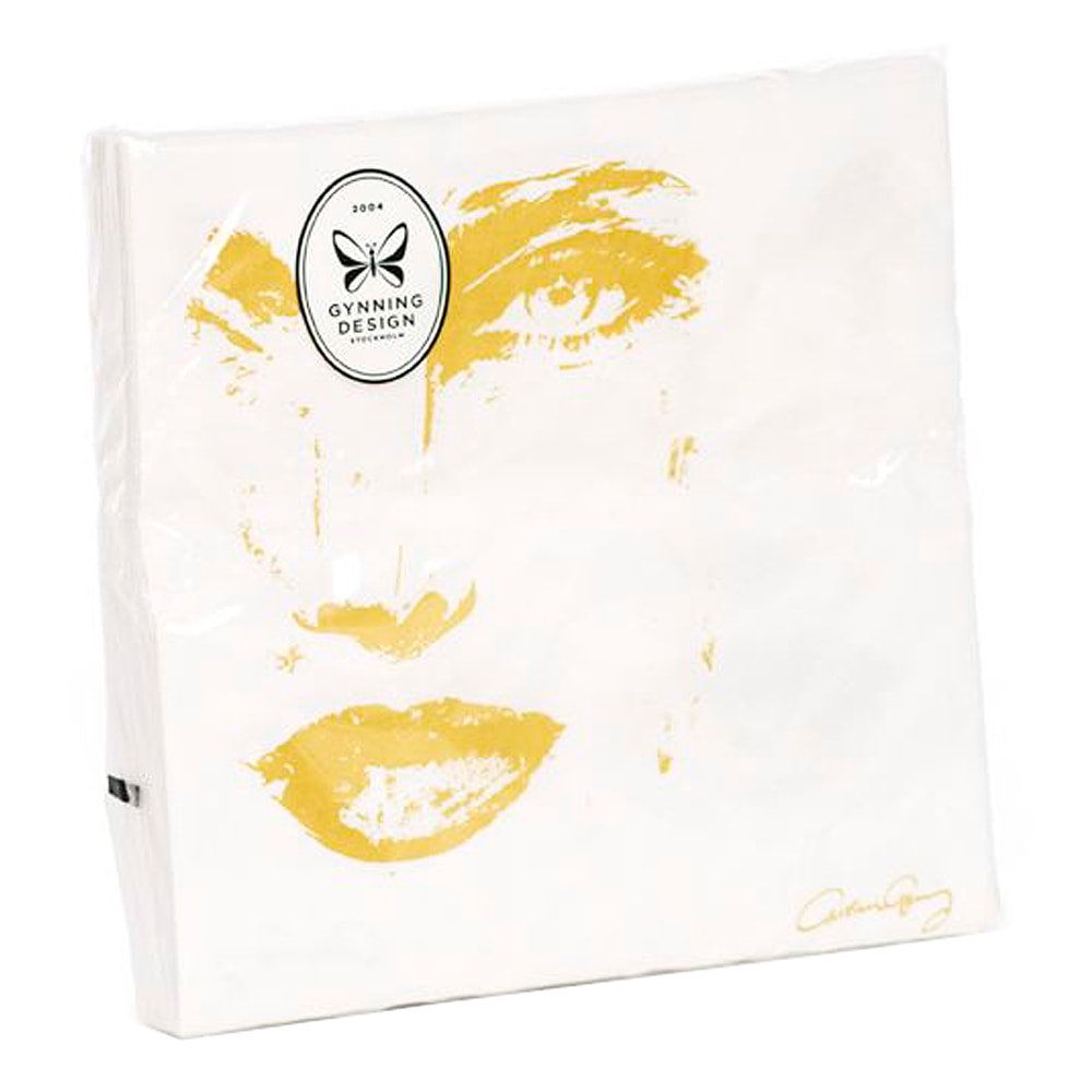 Servett Piece of Me 33x33 cm Guld