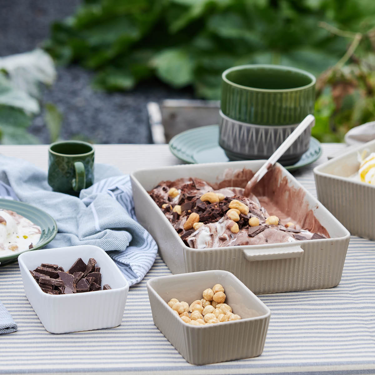 Flora Ugnsformar 12 cm 2-pack Vit