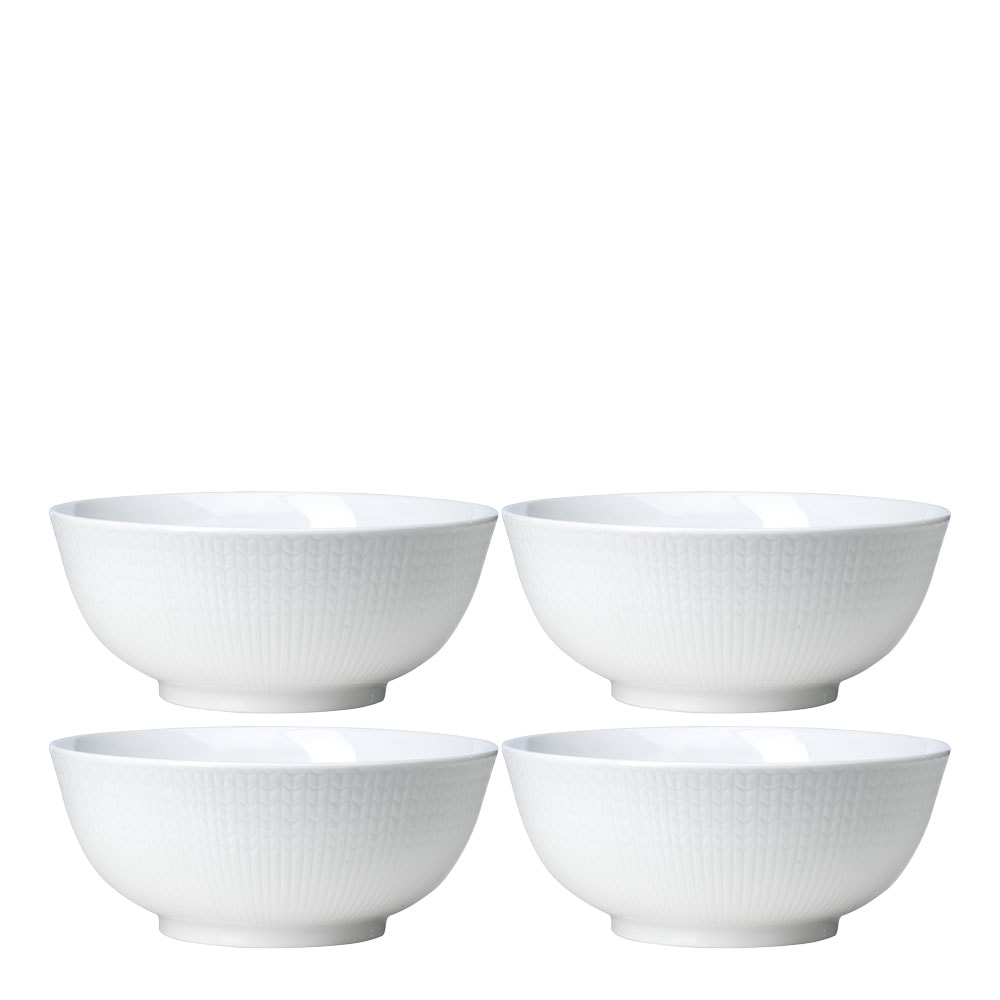 Swedish Grace Skål 60 cl 4-pack Snö