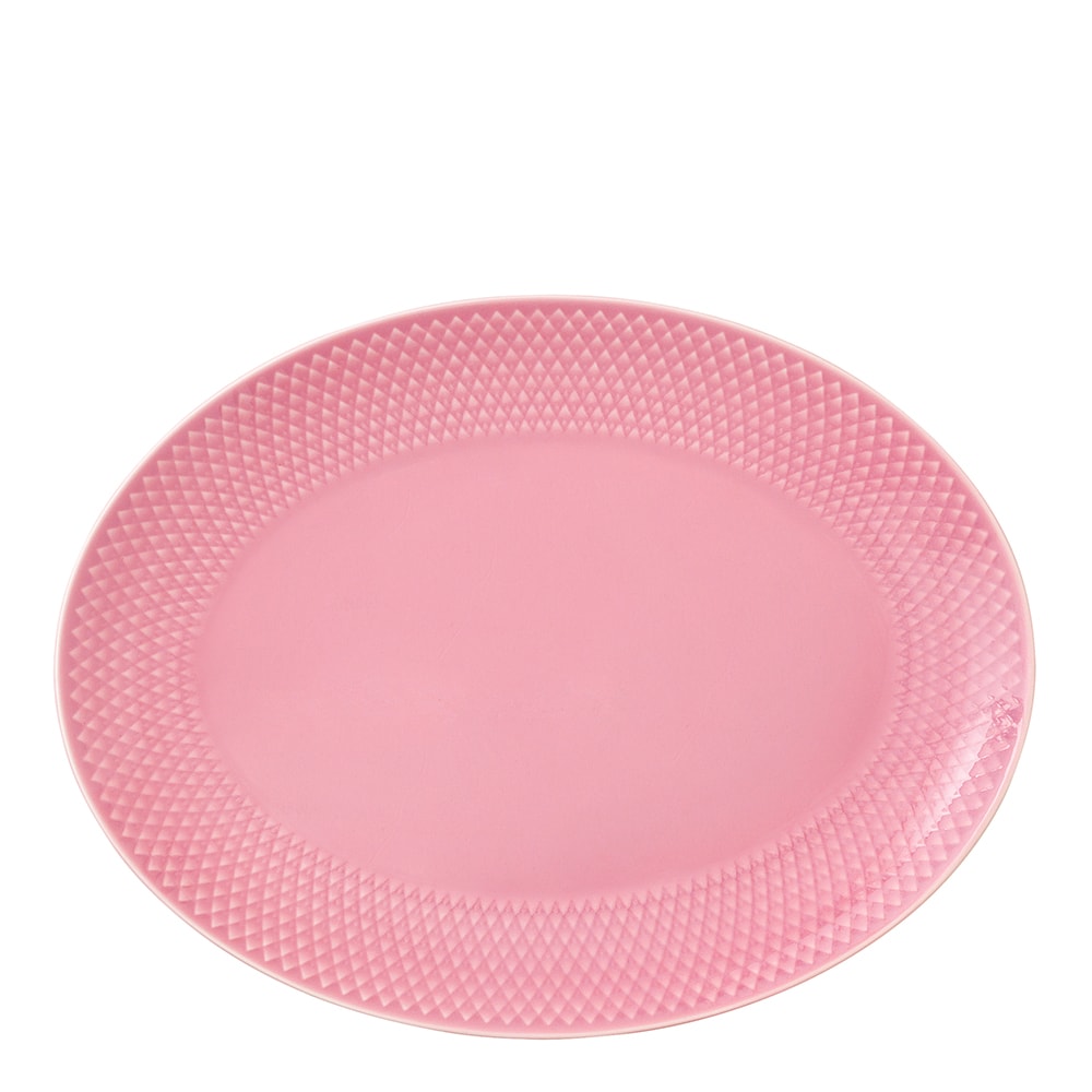 Rhombe Color Serveringsfat Ovalt 28.5x21.5 cm Rosa