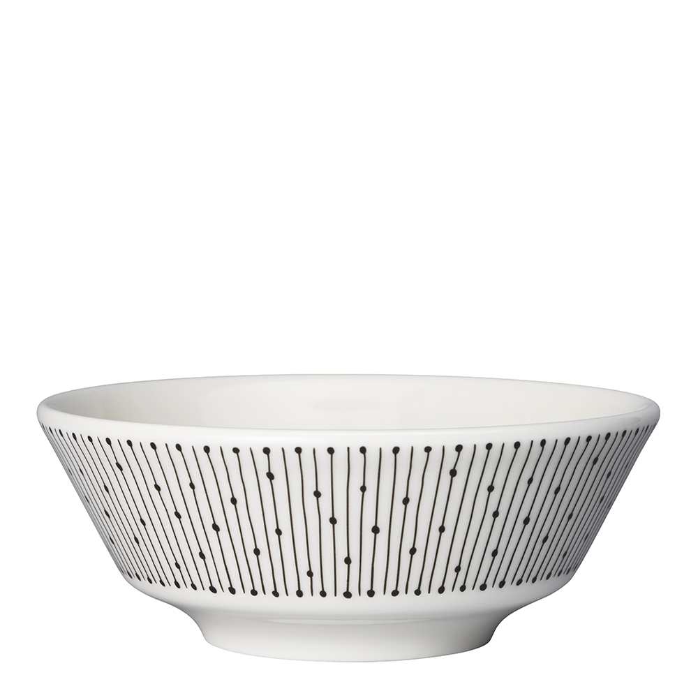 Mainio Sarastus Skål 13 cm Vit/Svart