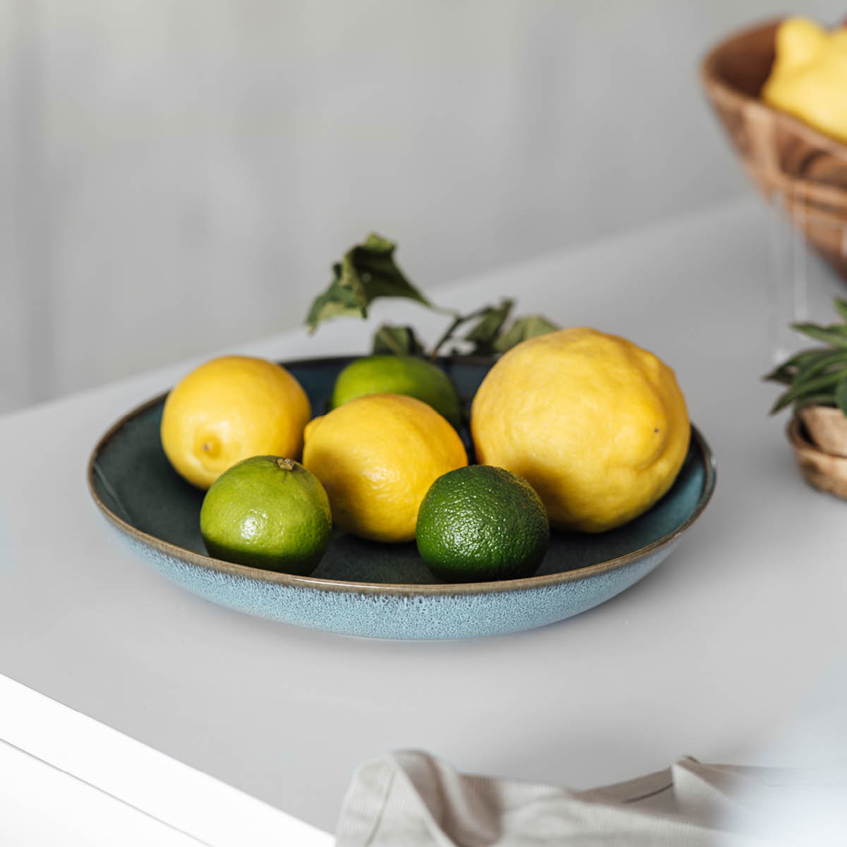 Lave glace Skål flat 28 cm