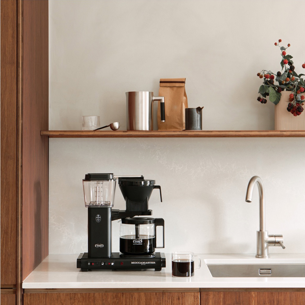 Moccamaster Optio Kaffebryggare Mattsvart