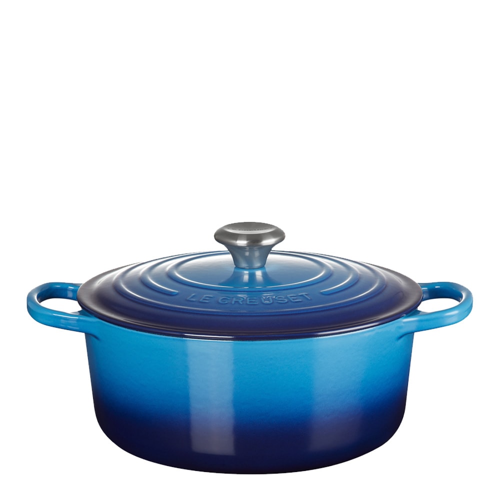 Signature Rund Gjutjärnsgryta 5,3 L Azure