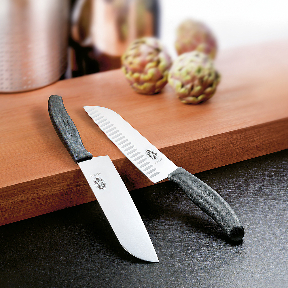 Swiss Modern Santoku 17 cm Svart