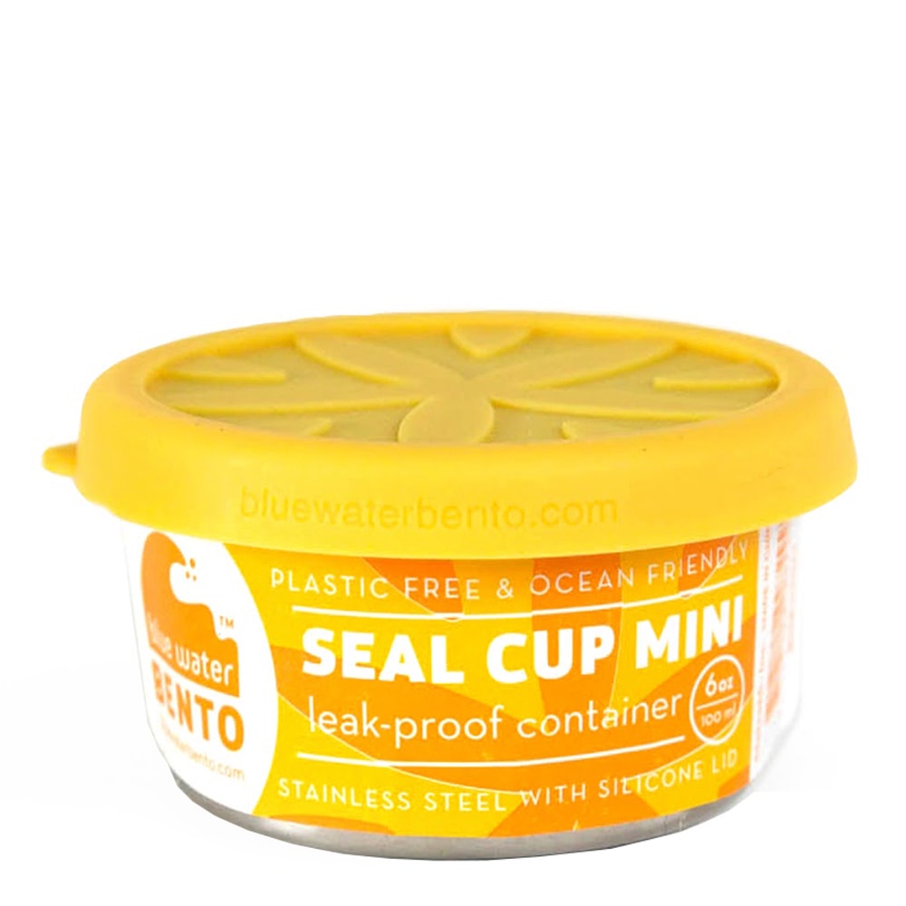 Seal Cup Burk liten 7 cm Gul