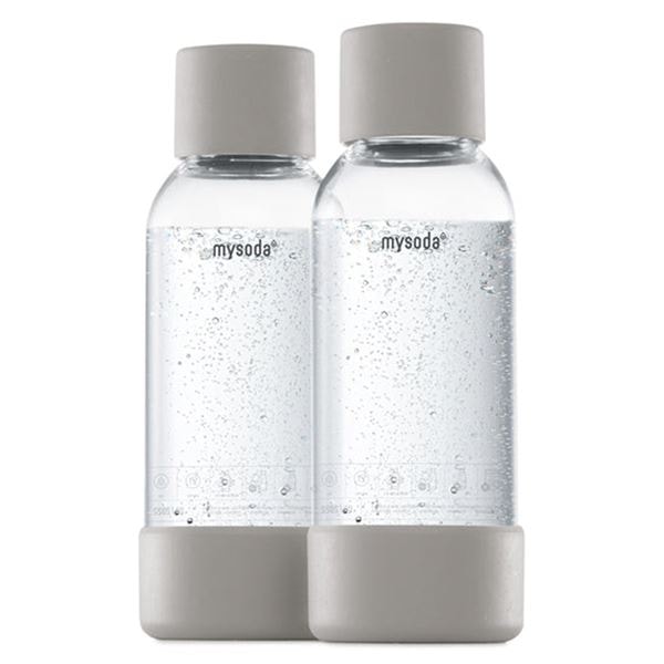 Flaska till Kolsyremaskin 2-pack 0,5 L Svart