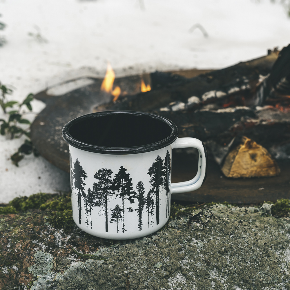 Nordic Emaljmugg Skogen 37 cl