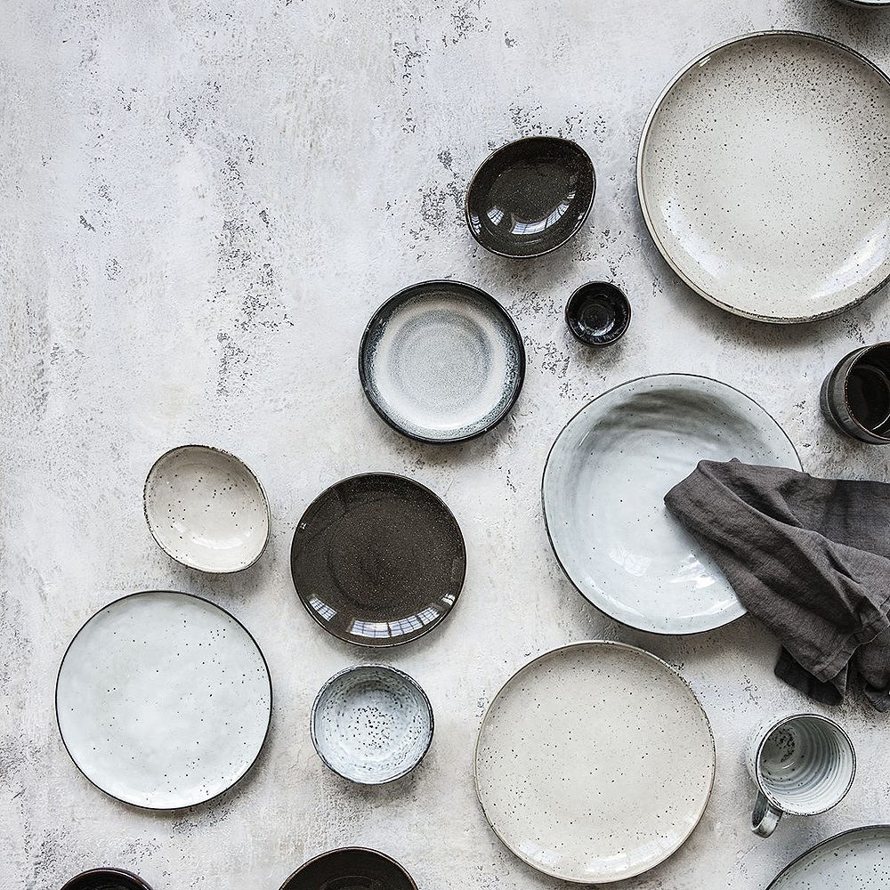 Rustic Tallrik Grå/Blå 27,5 cm