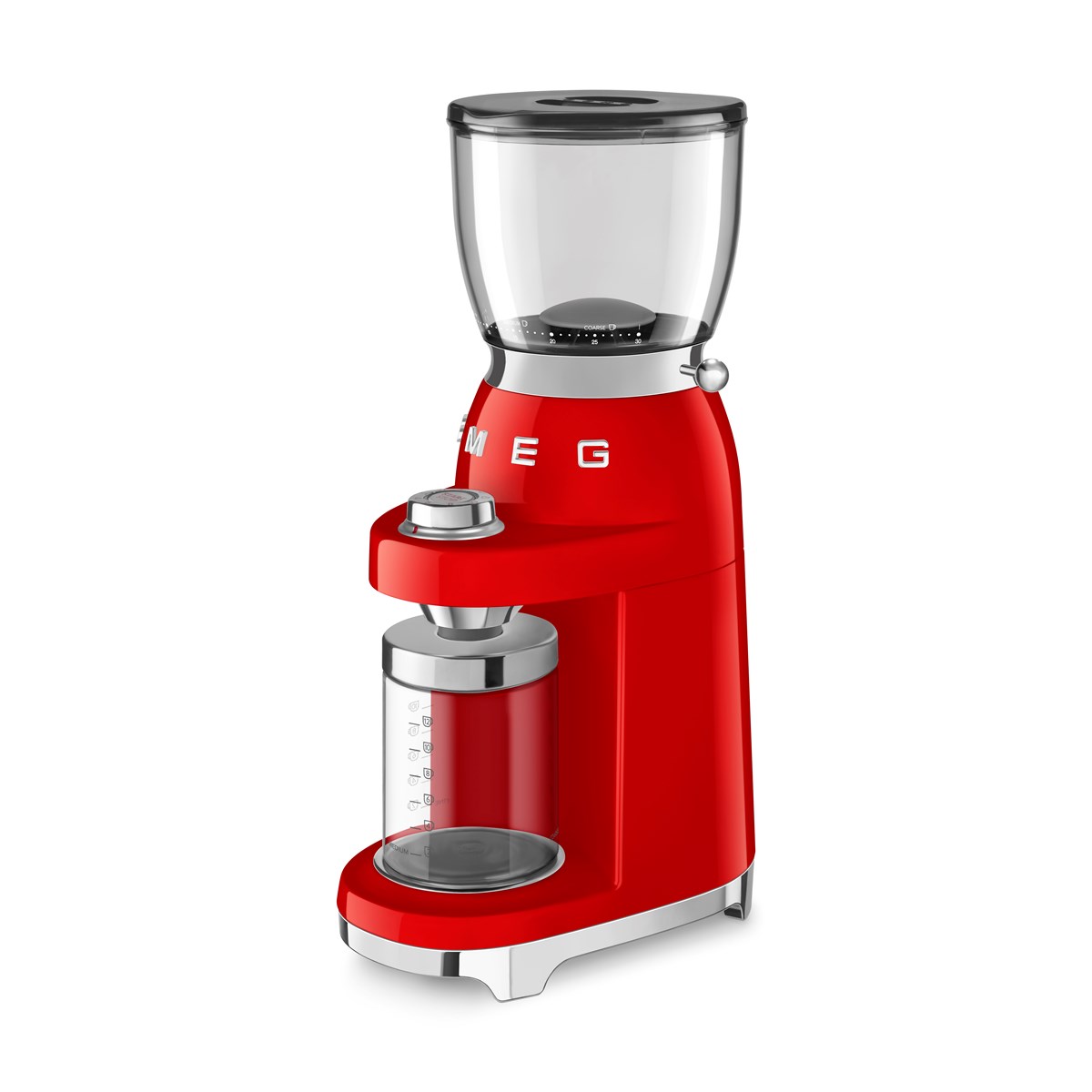 Smeg 50's style Kaffekvarn Röd