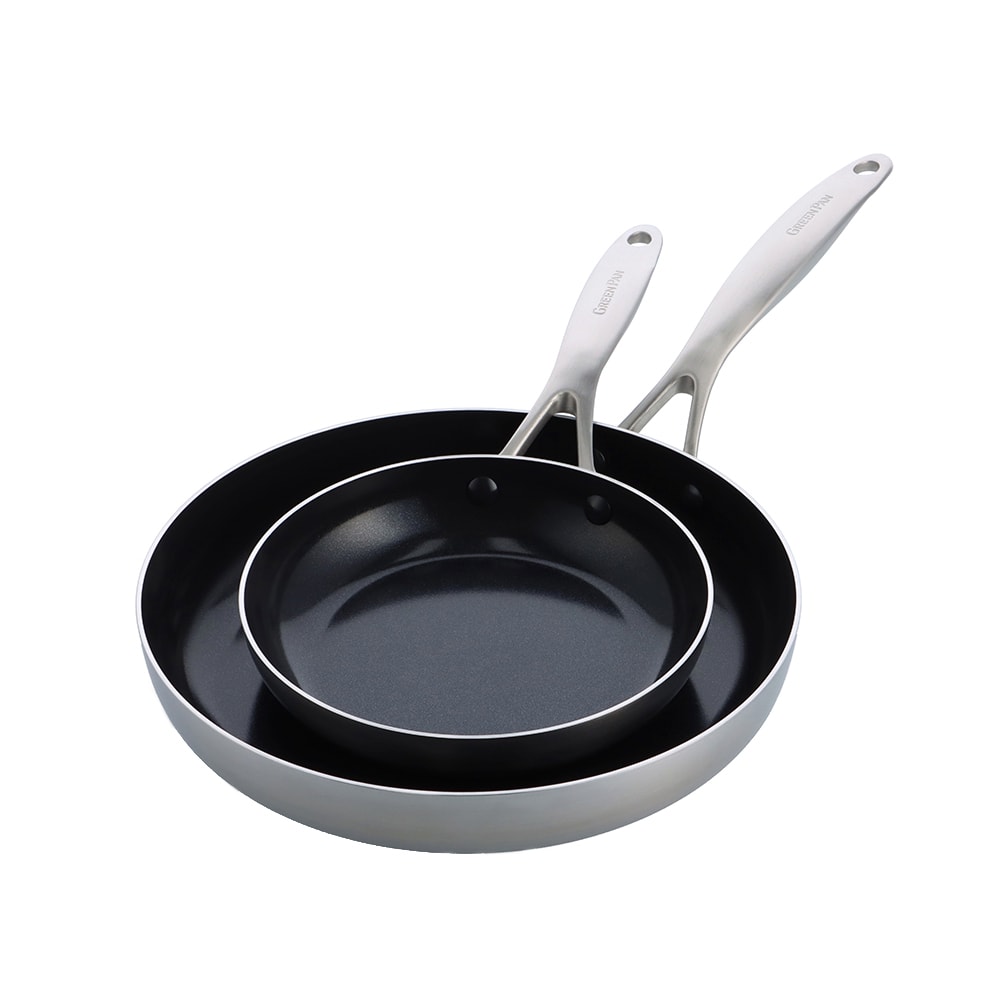 Geneva Stekpannor Set 20+28 cm Rostfri