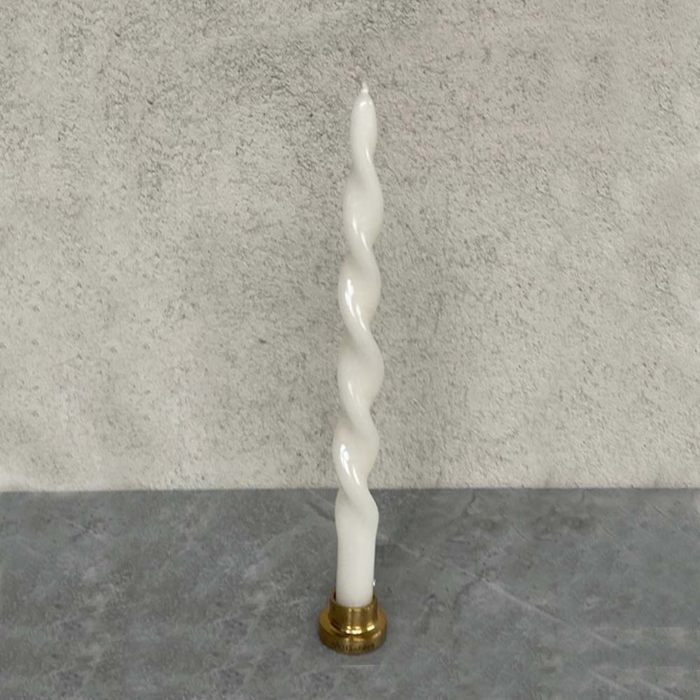 Platta Lack Ljus Snurrade 29 cm 2-pack Mango