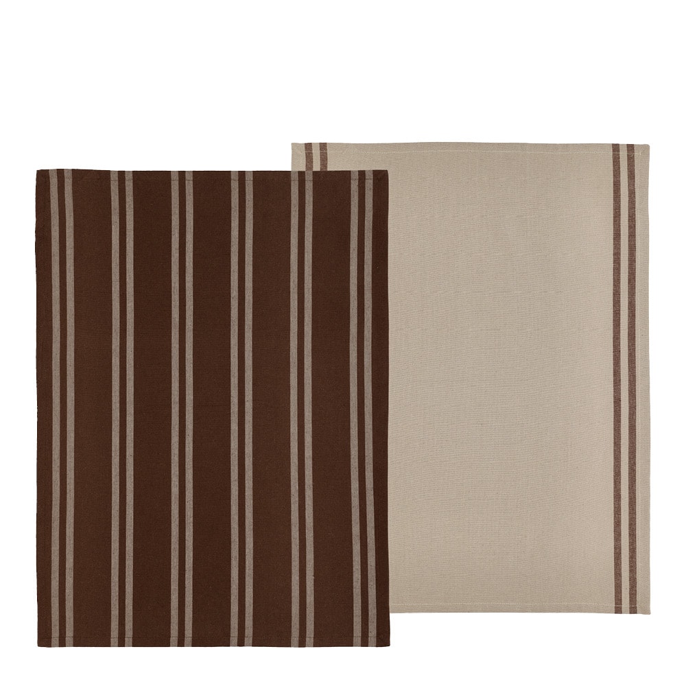 Soft Tools Kökshandduk 50x70 cm 2-pack Coffee Brown