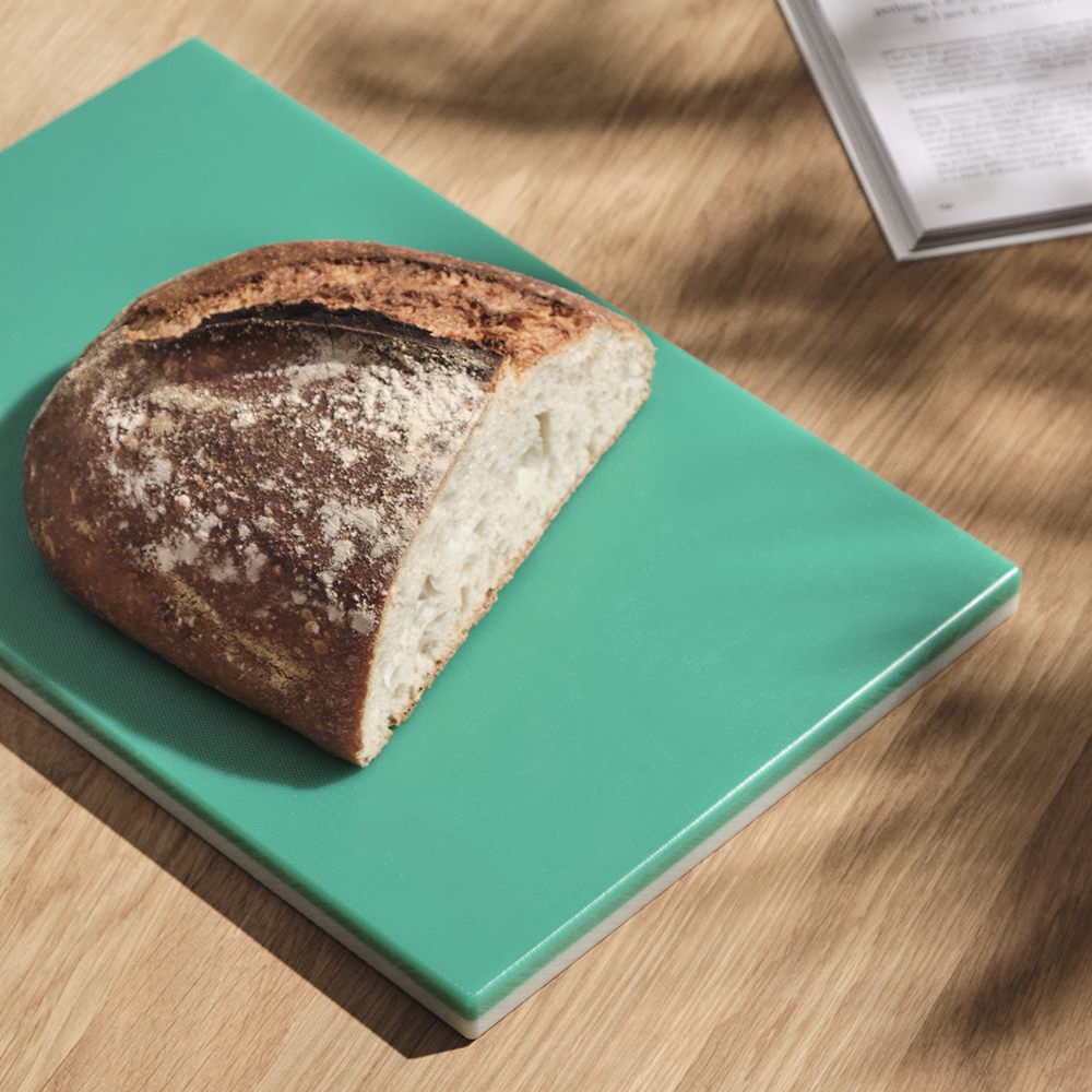 Half & Half Skärbräda 38x25 cm Grön