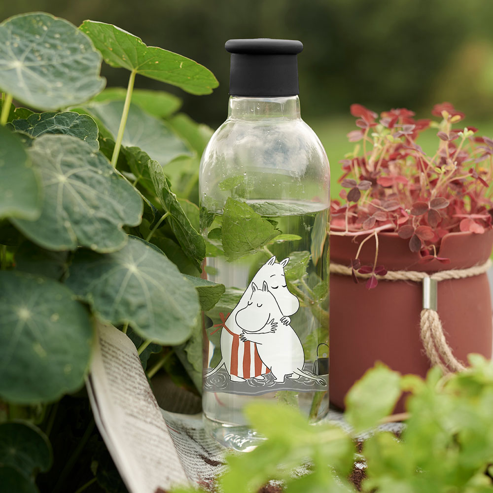 Mumin Drink-It Vattenflaska 75 cl Svart