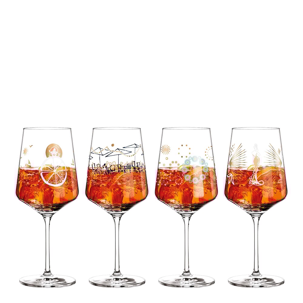 Ritzenhoff Drinkglas 54 cl 4-pack Röd