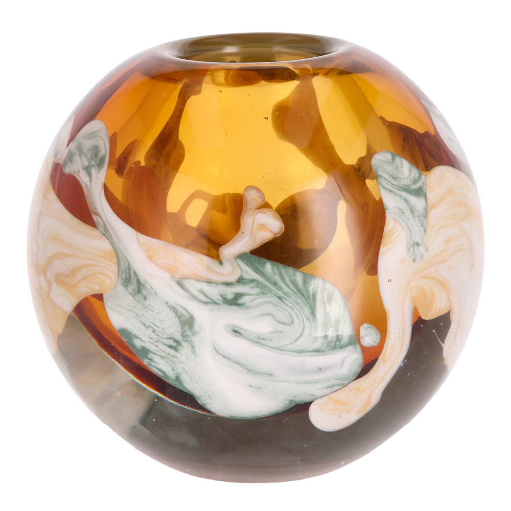 Otea Vas 10,5 cm Brun/Blå