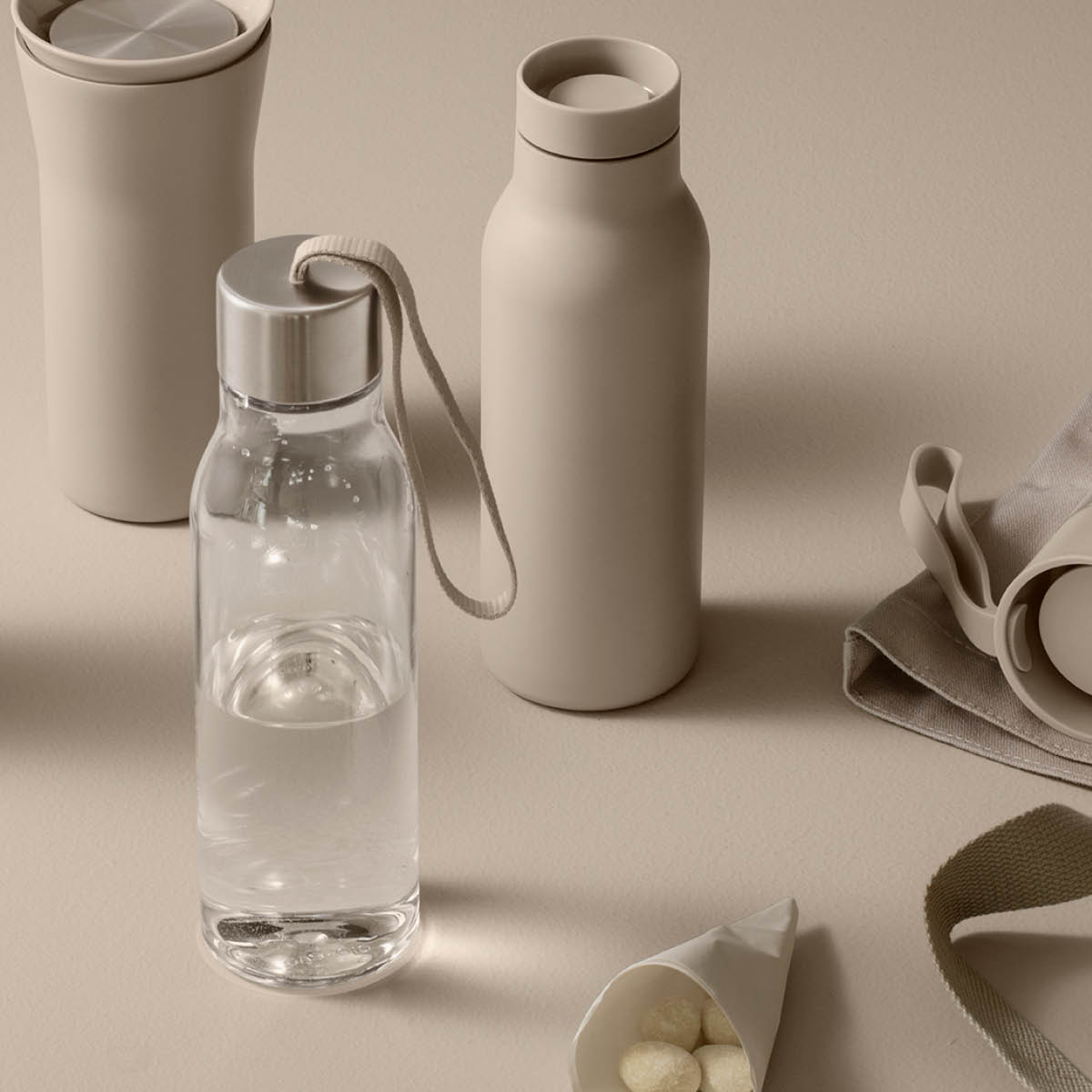 To Go Dricksflaska 0,5 L Pearl Beige