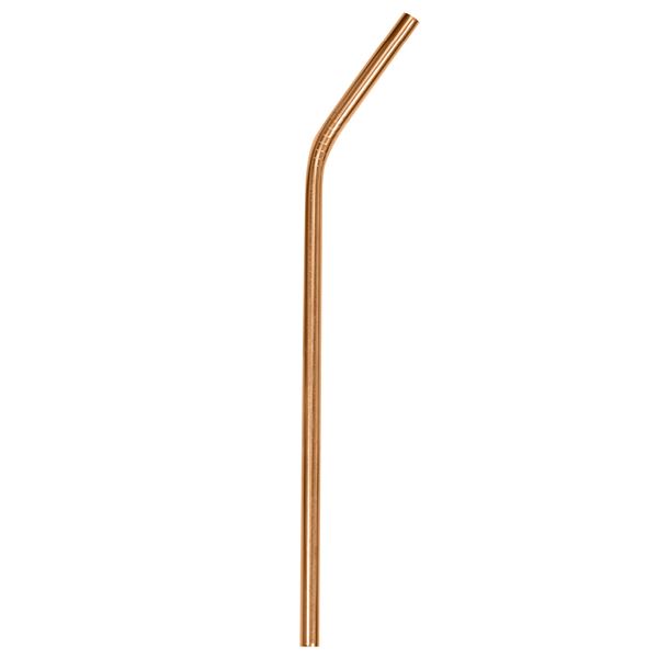 Sugrör I Stål Böjd xl Koppar