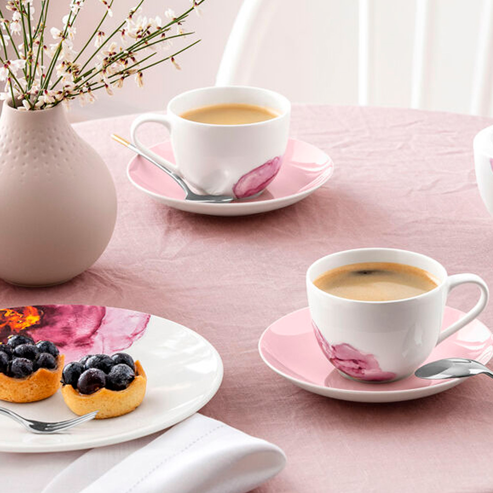 Rose Garden Kaffekopp 16 cl Vit