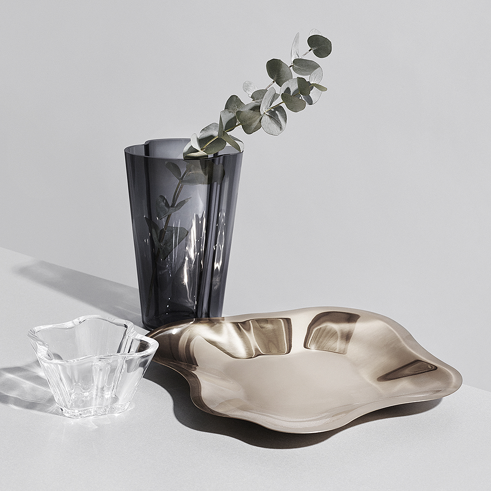 Alvar Aalto Collection Vas 22 cm Grå