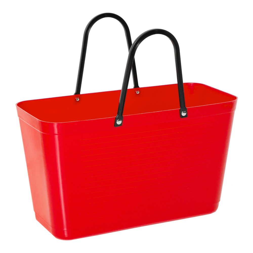Väska Plast Stor Röd