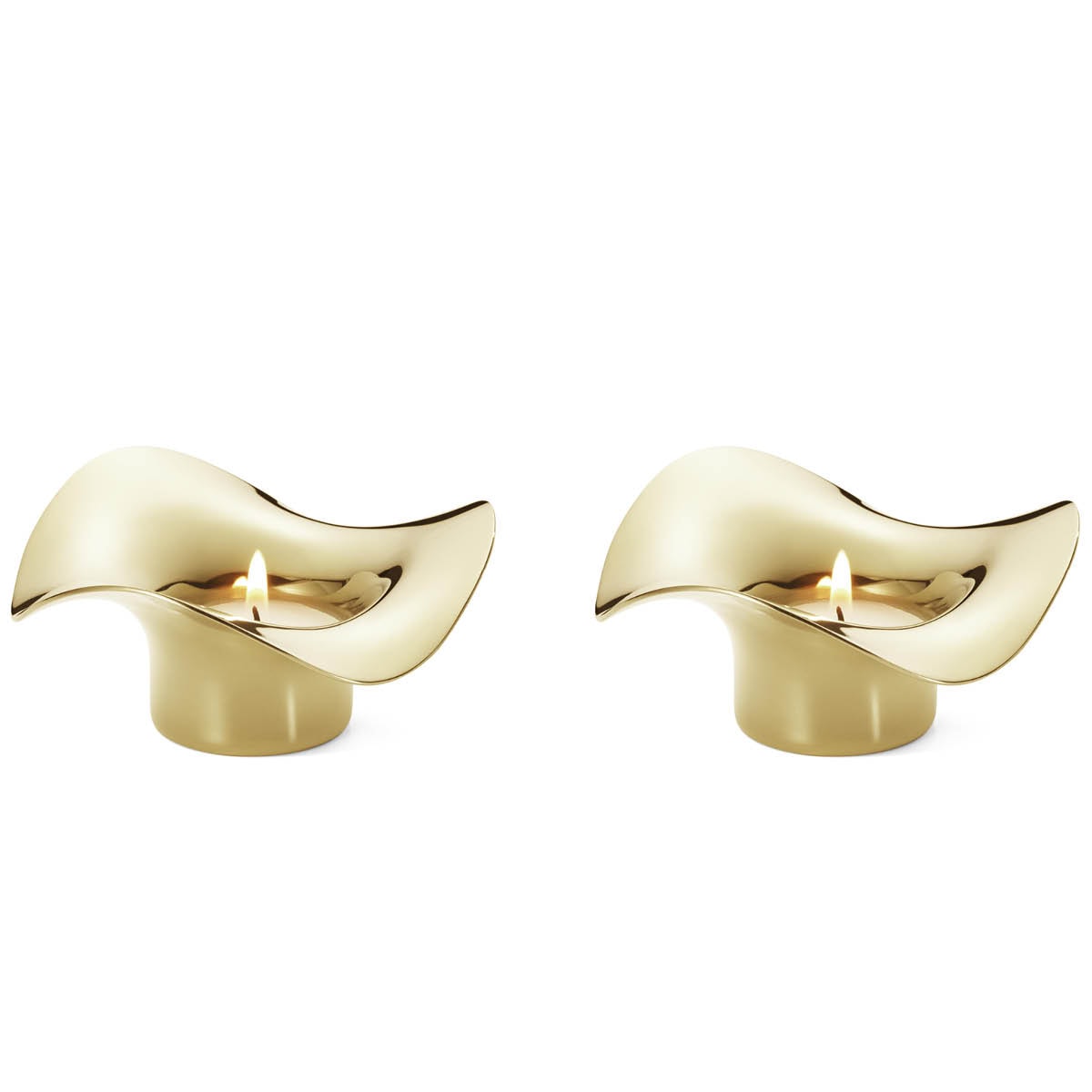 Cobra Värmeljushållare 4,3 cm 2-pack Guldpläterade