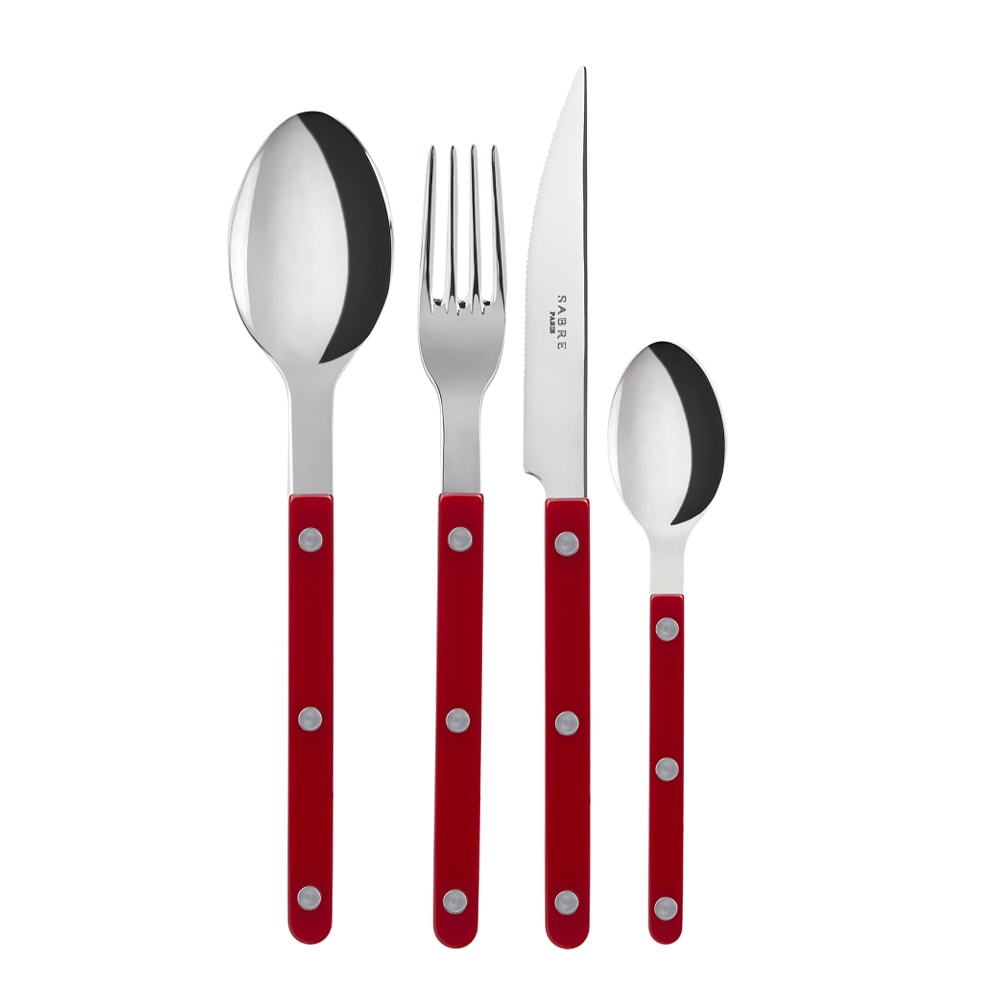 Bistrot Bestickset 24 delar Burgundy
