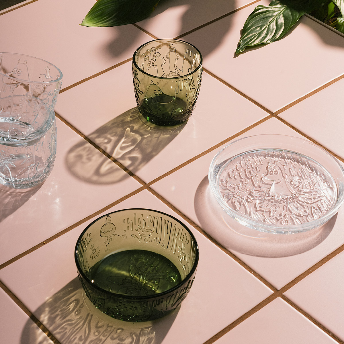 Mumin Glas 28 cl 2-pack Klar