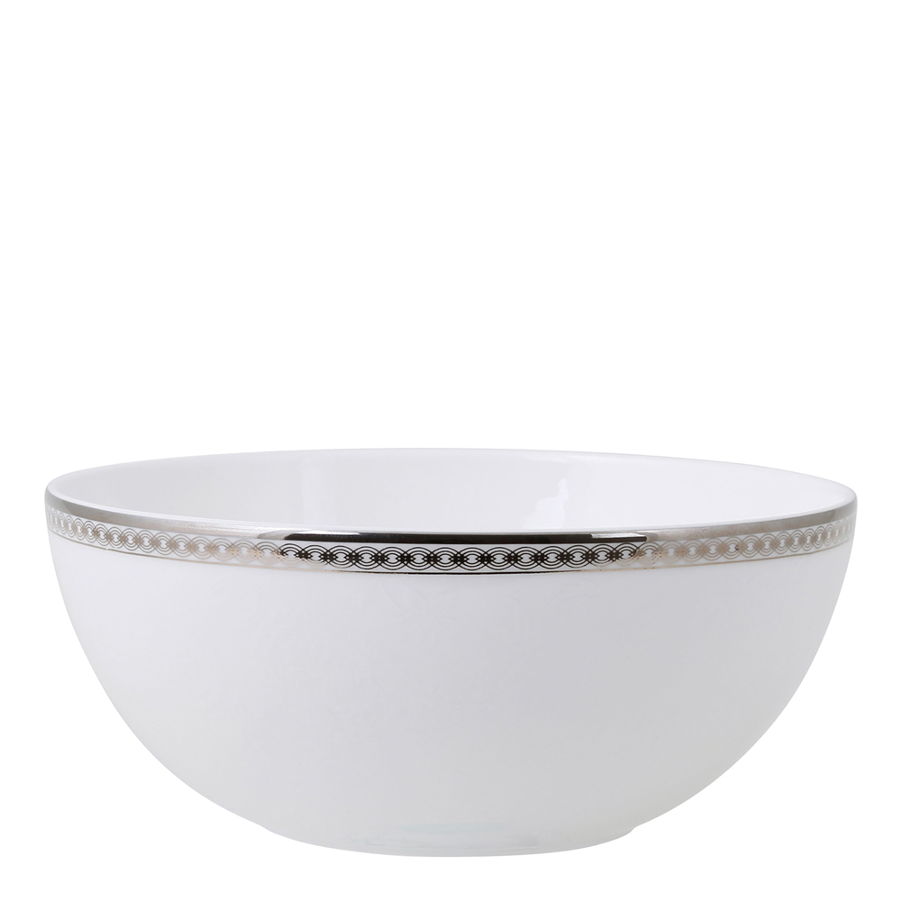 Silver Paisley Dessertskål 12,6 cm Vit