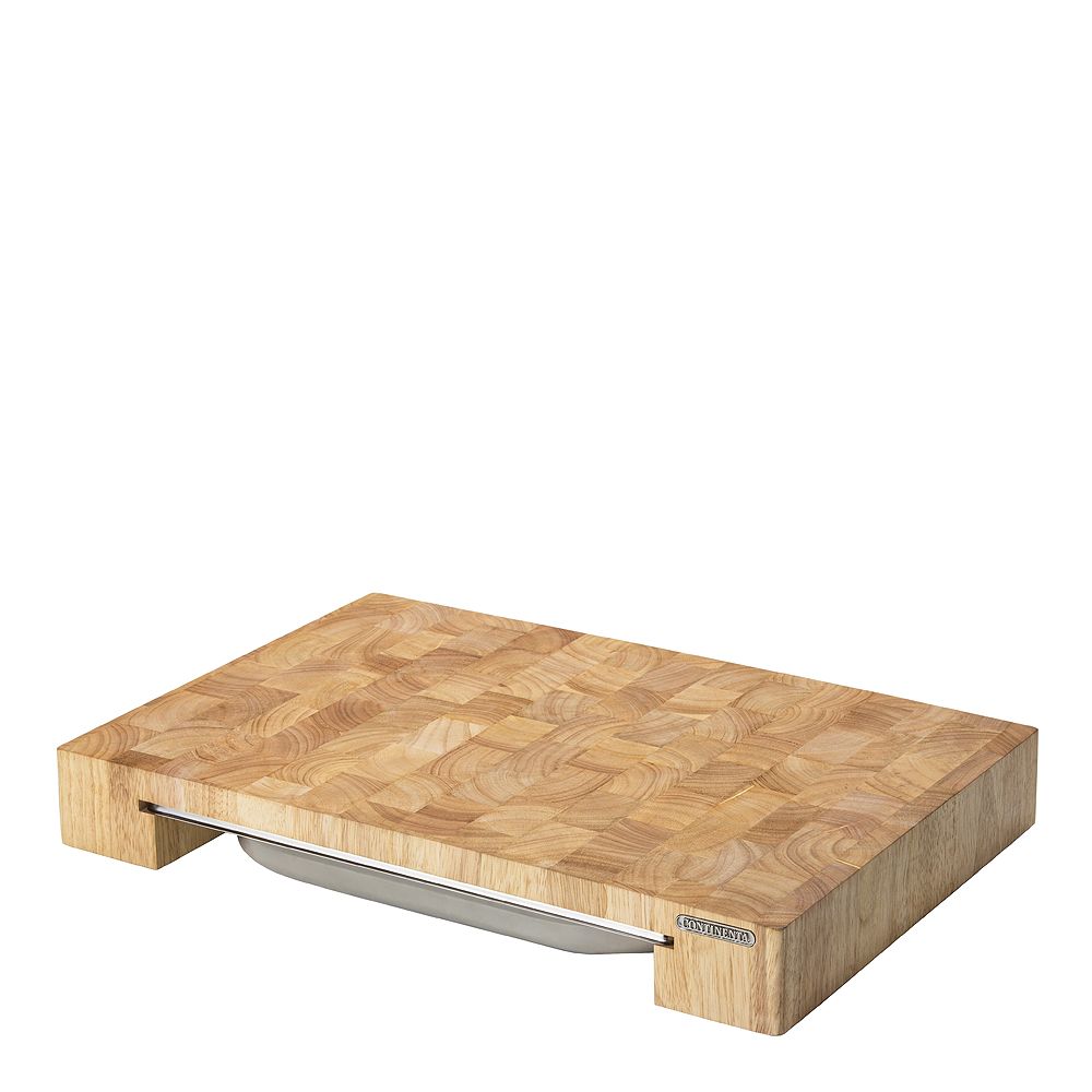 Skärbräda med låda 48x32x6 cm
