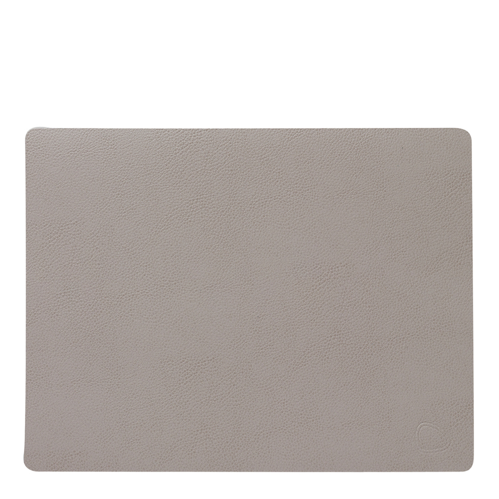 Leather Serene Rectangle Bordstablett 26x34 cm Ash