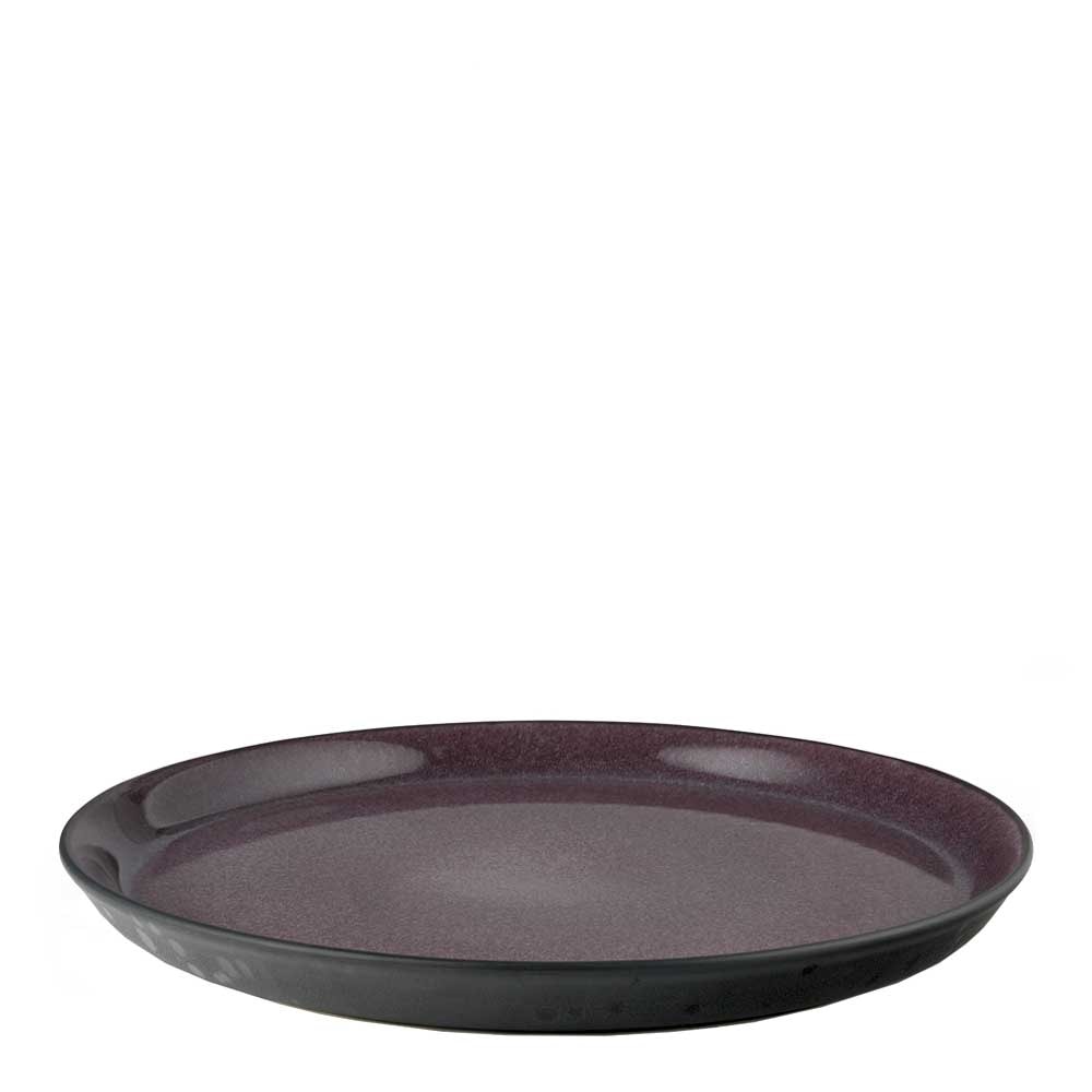 Tallrik Gastro 21 cm Svart/Lila